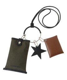 converse tokyo⭐︎サコッシュ CONVERSE（コンバース） PU レザー ショルダーバッグ レディース