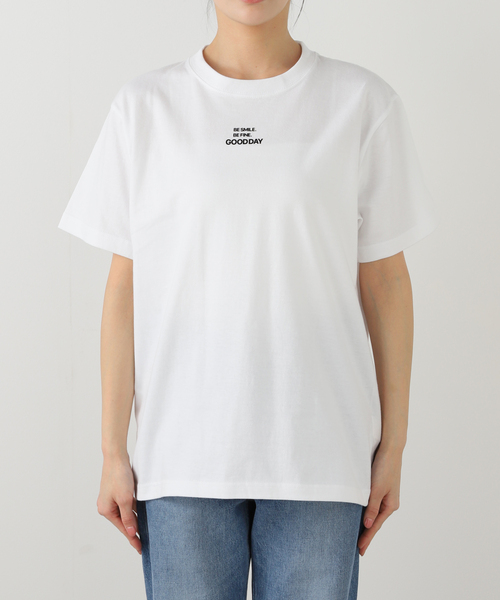 Spick & Span（スピックアンドスパン）の「メッセージロゴTシャツ（Tシャツ/カットソー・レディース・レッド/ブラック/ブルー・FREE）」の17枚目の写真