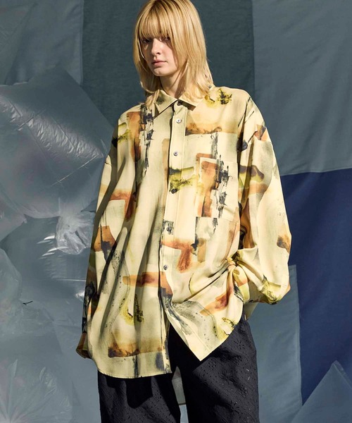 MAISON SPECIAL（メゾンスペシャル）の「《UNISEX》【LIMITED EDITION】ORIGINAL GRAPHIC Prime-Over Shirt Coat/オリジナルグラフィックプライムオーバーシャツコート【MAISON SPECIAL/メゾンスペシャル】（シャツ/ブラウス・メンズ・その他2/その他3/その他5/その他11/その他8/その他10/その他13/その他4/その他7/その他9/その他12/その他6/その他1・2/1）」の12枚目の写真