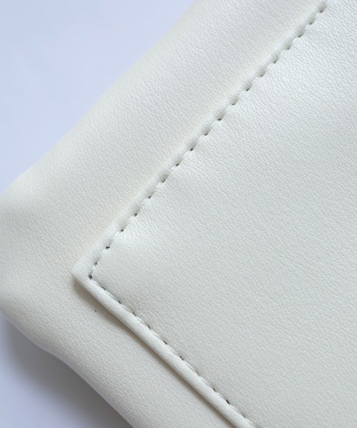 Crisp(クリスプ)の「ポーチ付きミニショルダーバッグ(ショルダーバッグ・レディース・ホワイト/ライトグレー/ブルー・FREE)」の4枚目の写真