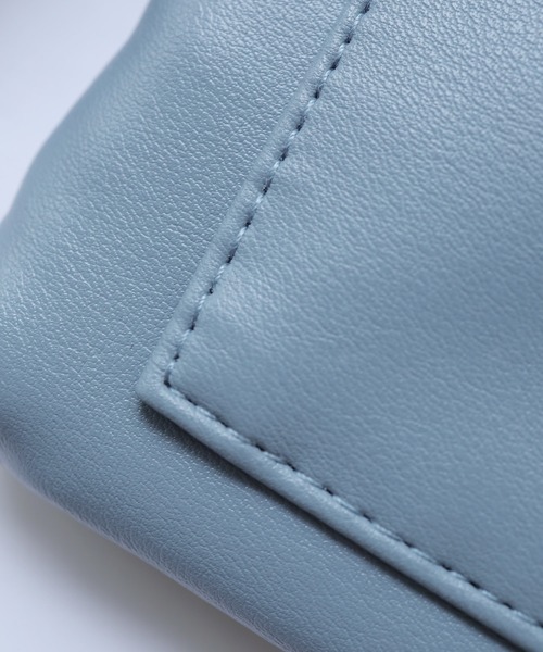 Crisp(クリスプ)の「ポーチ付きミニショルダーバッグ(ショルダーバッグ・レディース・ホワイト/ライトグレー/ブルー・FREE)」の6枚目の写真