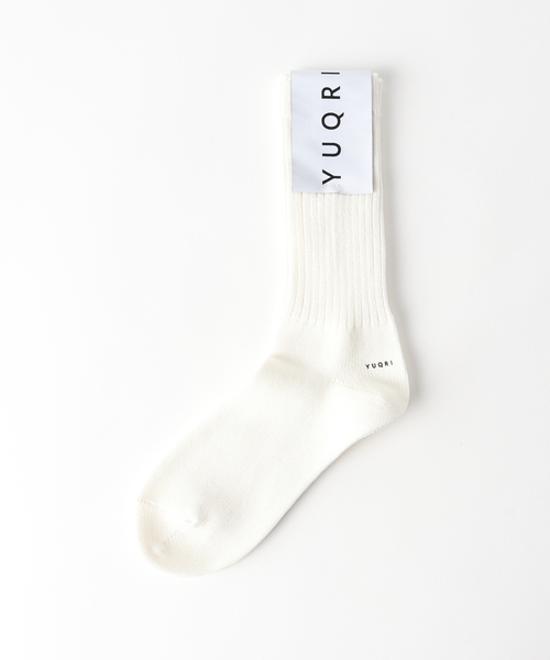 417 EDIFICE(フォーワンセブンエディフィス)の「YUQRI WALKY(ソックス/靴下・メンズ・ホワイト/ブラック/ネイビー/グリーン/レッド・FREE)」の2枚目の写真