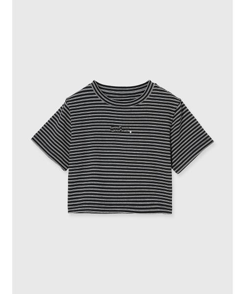 EIMY ISTOIRE（エイミーイストワール）の「eimyボーダー Tシャツ（Tシャツ/カットソー・レディース・ブラウン/ピンク/ブラック・F）」の11枚目の写真