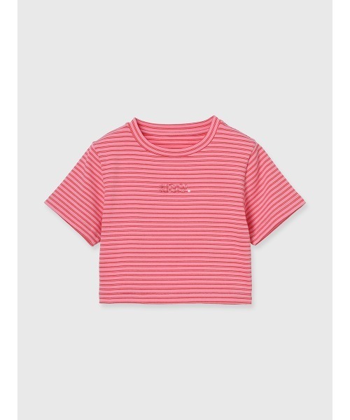 EIMY ISTOIRE（エイミーイストワール）の「eimyボーダー Tシャツ（Tシャツ/カットソー・レディース・ブラウン/ピンク/ブラック・F）」の12枚目の写真
