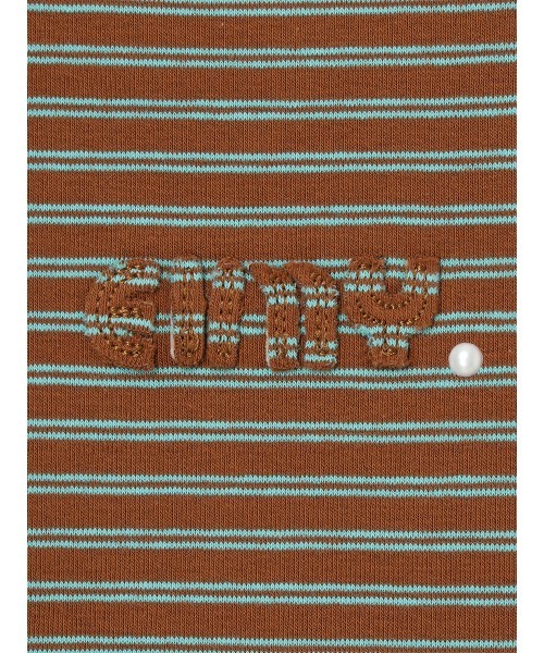 EIMY ISTOIRE（エイミーイストワール）の「eimyボーダー Tシャツ（Tシャツ/カットソー・レディース・ブラウン/ピンク/ブラック・F）」の16枚目の写真