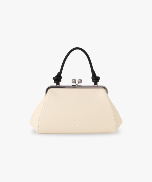 emiemiemi様 ハンドバッグ 2way ホワイト ANNA SUI（アナスイ）の「エイミー 2way口金バッグ