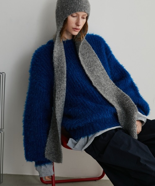 フェザーヤーンラメニット⭐タイムセール中⭐ セール】ラメフェザーヤーンプルオーバー（ニット/セーター）｜Auntie