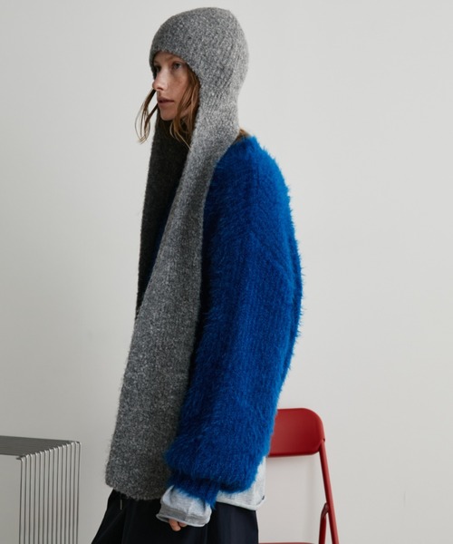 こ*様 揚*食様 （OURsローズ着用) sansangear Flare ca ラメフェザーヤーンプルオーバー（ニット/セーター）｜Auntie Rosa