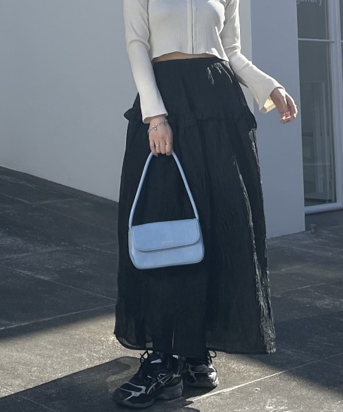 セール】【ZOZO限定】jacquard frill skirt（スカート）｜HONEY