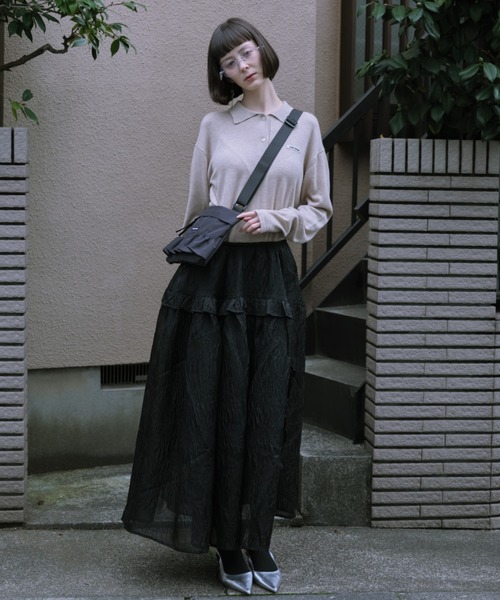 ZOZO限定】jacquard frill skirt（スカート）｜HONEY MI HONEY（ハニー