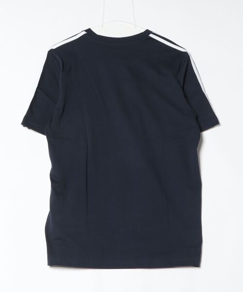adidas(アディダス)の「アディダス adidas エッセンシャルズ 3ストライプス 半袖Tシャツ(Tシャツ/カットソー・メンズ・ホワイト/ブラック/ネイビー・LL/S/M/L)」の4枚目の写真