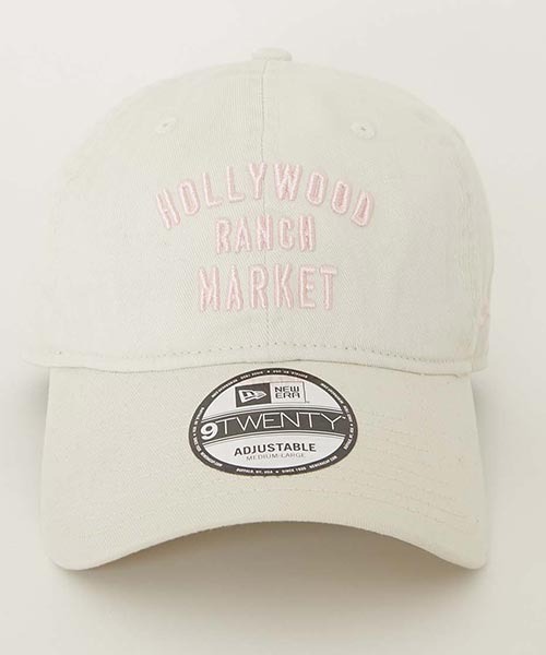 HOLLYWOOD RANCH MARKET（ハリウッドランチマーケット）の「NEWERA HRM ９TWENTYWINDOWSIGN LOGO CAP（キャップ・メンズ・アイボリー/ブラック・ONE SIZE）」の9枚目の写真