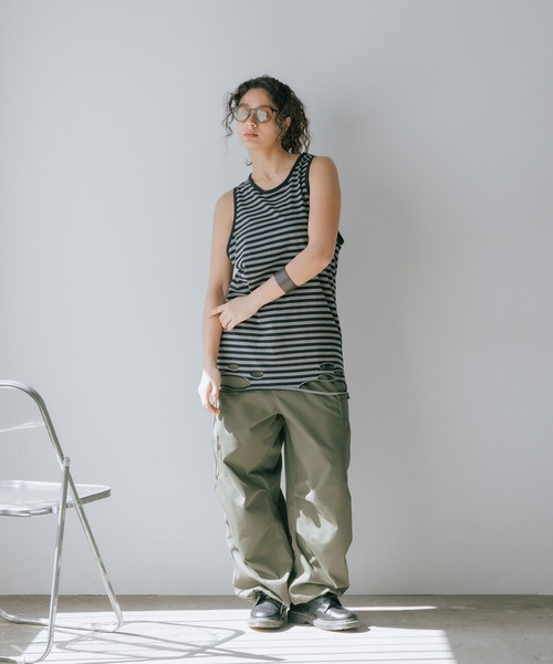 ROOPTOKYO（ループトウキョウ）の「ダメージ加工タンクトップ（タンクトップ・メンズ・グレー系その他/グレー/ホワイト系その他/ホワイト/ブラック・FREE）」の22枚目の写真