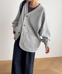 CANAL JEAN（キャナルジーン）の「ARMY TWILL　スウェットカーディガン（カーディガン/ボレロ・メンズ）」