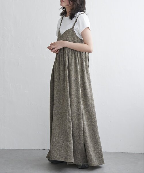 VENCEEXCHANGE（ヴァンスエクスチェンジ）の「サマーツィードキャミワンピース（ワンピース・レディース・ブラック/アイボリー/グレー/ブラウン・FREE）」の19枚目の写真