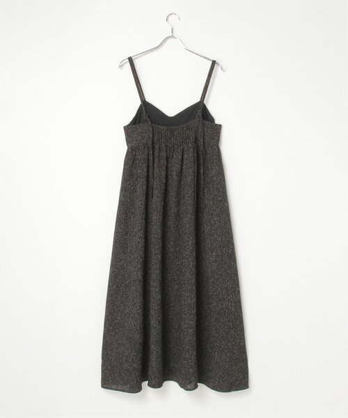 VENCEEXCHANGE（ヴァンスエクスチェンジ）の「サマーツィードキャミワンピース（ワンピース・レディース・ブラック/アイボリー/グレー/ブラウン・FREE）」の11枚目の写真