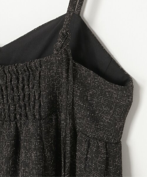 VENCEEXCHANGE（ヴァンスエクスチェンジ）の「サマーツィードキャミワンピース（ワンピース・レディース・ブラック/アイボリー/グレー/ブラウン・FREE）」の16枚目の写真