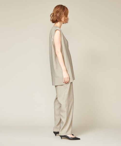 conte シルク　ディープVネック　ベスト UNITED ARROWS｜<conte>シルク ディープVネック ベスト