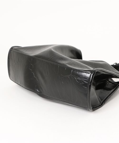 aimoha(アイモハ)の「B.A.G. チェーンレザーショルダーバッグ(ショルダーバッグ・レディース・オフホワイト/シルバー/ブラック・FREE)」の10枚目の写真