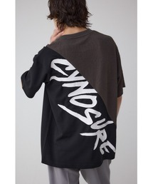 異素材スウィッチンググラフィックTシャツ