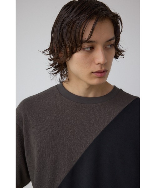AZUL by moussy(アズールバイマウジー)の「異素材スウィッチンググラフィックTシャツ(Tシャツ/カットソー・メンズ・ブラック系その他/グレー系その他/ホワイト系その他・SMALL/MEDIUM/LARGE)」の13枚目の写真