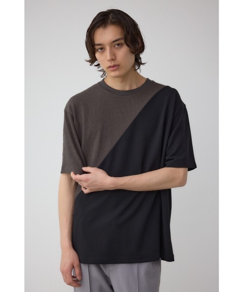 AZUL by moussy(アズールバイマウジー)の「異素材スウィッチンググラフィックTシャツ(Tシャツ/カットソー・メンズ・ブラック系その他/グレー系その他/ホワイト系その他・SMALL/MEDIUM/LARGE)」の14枚目の写真
