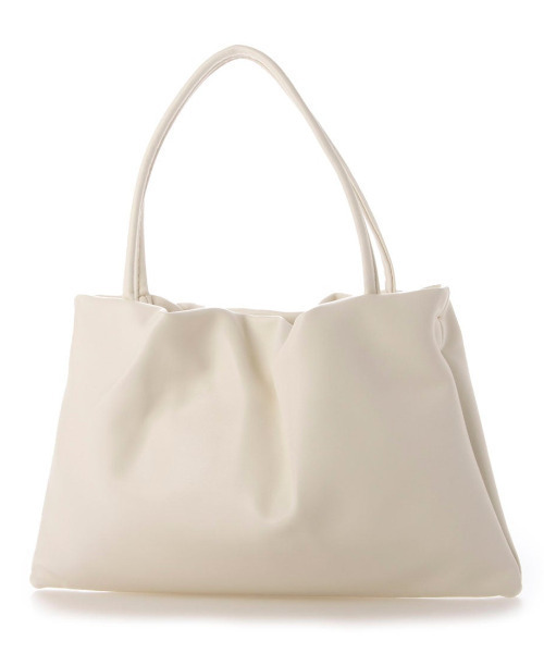 cache cache(カシュ カシュ)の「カシュカシュ cachecache / タック入り2wayショルダー(ショルダーバッグ・レディース・シルバー/ブラック/ホワイト・FREE)」の1枚目の写真