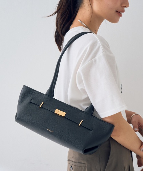 DEMELLIER LONDON(デメリエーロンドン)の「【DEMELLIER/デメリエー】The New York ショルダーバッグ(ショルダーバッグ・レディース・ブラック・フリー)」の1枚目の写真