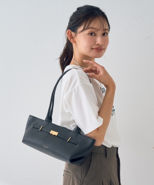 【DEMELLIER】NEWYORKレザーショルダーバッグ★国内発関税込 DEMELLIER/デメリエー】The New York ショルダーバッグ