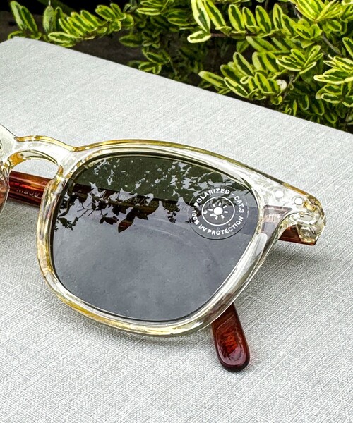 IZIPIZI(イジピジ)の「【IZIPIZI/イジピジ】SUN POLARIZED#E Iconic trapeze(サングラス・メンズ・ダークブラウン/ブラック/イエロー・FREE)」の13枚目の写真