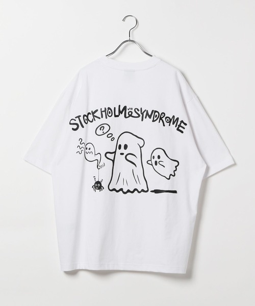[STOCKHOLM SYNDROME] TRIANGEL RIB ティーシャツ★新作・24SS★ STOCKHOLM SYNDROME／ゴ－スト25TEE（Tシャツ/カットソー