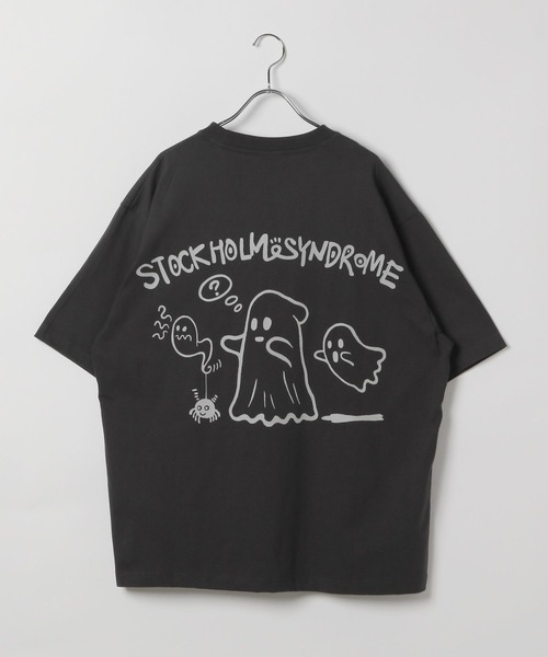 ★関税込★STOCKHOLM SYNDROME★BLUR LOGO Tシャツ★ リブあり][ビッグシルエット]スマイル ストックホルム