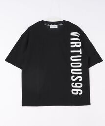 【VIRTUOUS/バーチャス】ポンチブランドロゴ切替半袖Ｔシャツ