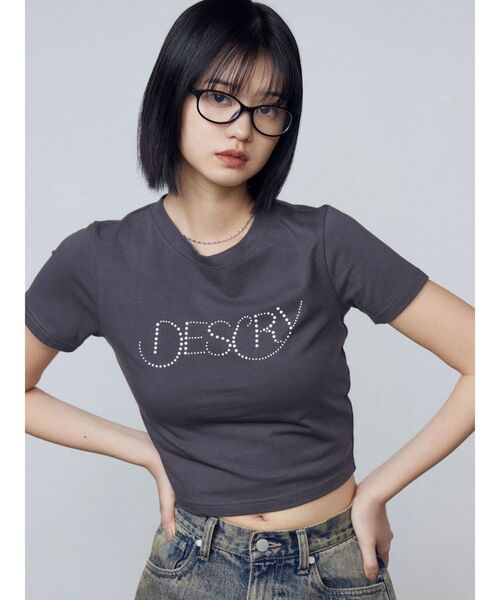 DSC パールTシャツ DSC / パールロゴTシャツ(SALE) TOPS Night STORE | ダブル