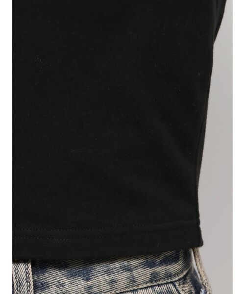 EMODA（エモダ）の「パールロゴTシャツ（Tシャツ/カットソー・レディース・グレー/ブルー/ブラック/ホワイト・FREE）」の9枚目の写真