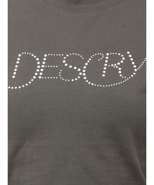 EMODA（エモダ）の「パールロゴTシャツ（Tシャツ/カットソー・レディース・グレー/ブルー/ブラック/ホワイト・FREE）」の13枚目の写真