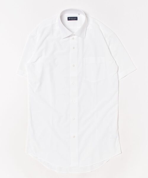 TOKYO SHIRTS(トウキョウシャツ)の「形態安定ノンアイロン ワイド 半袖ストレッチビジネスワイシャツ(ビジネスシャツ・メンズ・ホワイト・首回り39cm/首回り41cm/首回り42cm/首回り43cm/首回り37cm)」の6枚目の写真