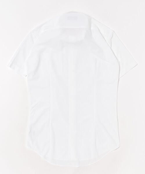 TOKYO SHIRTS(トウキョウシャツ)の「形態安定ノンアイロン ワイド 半袖ストレッチビジネスワイシャツ(ビジネスシャツ・メンズ・ホワイト・首回り39cm/首回り41cm/首回り42cm/首回り43cm/首回り37cm)」の7枚目の写真