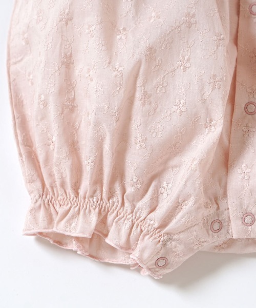 10mois（ディモワ）の「【10mois(ディモワ)】レースロンパース プリミー(小さめ)サイズ（ロンパース・キッズ・ホワイト/ピンク・50cm）」の13枚目の写真