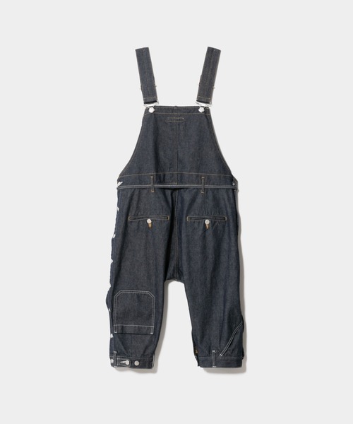 beautiful people(ビューティフルピープル)の「double-end left handtwill denim overall(サロペット/オーバーオール・レディース・ブラック/インディゴブルー・38)」の3枚目の写真