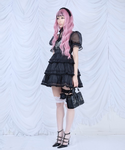 AVENCHUMU(アバンチュウム)の「Biker jacket-like bag(ショルダーバッグ・レディース・ブラック/ホワイト/ピンク・FREE)」の13枚目の写真