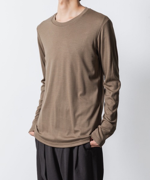 1/60 ウールスムース スリムフィット L/S TEE / 1/60 WOOL SMOOTH SLIM