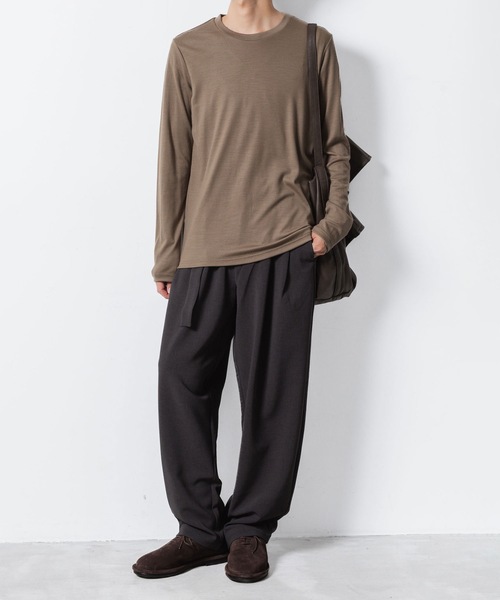 1/60 ウールスムース スリムフィット L/S TEE / 1/60 WOOL SMOOTH SLIM