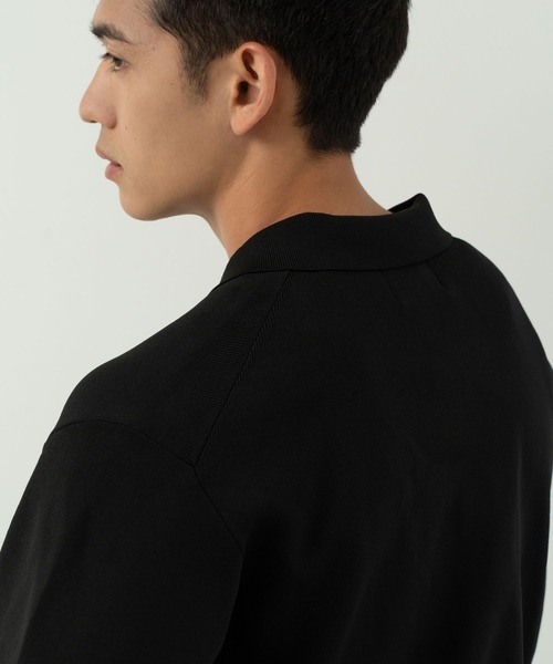Blank Product.(ブランクプロダクト)の「5functionKnit polo(ポロシャツ・メンズ・ブラック/マルチ・M/L)」の7枚目の写真