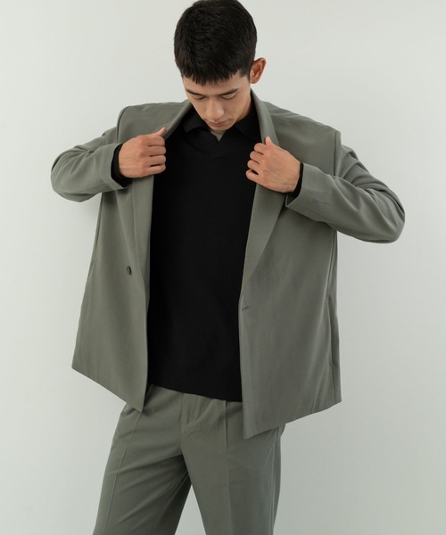 Blank Product.(ブランクプロダクト)の「5functionKnit polo(ポロシャツ・メンズ・ブラック/マルチ・M/L)」の9枚目の写真