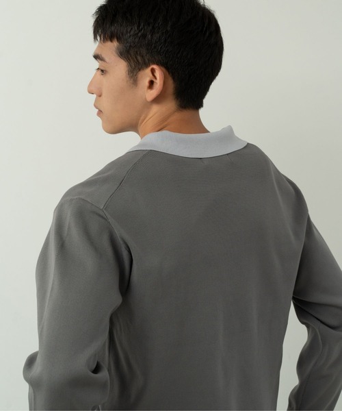 Blank Product.(ブランクプロダクト)の「5functionKnit polo(ポロシャツ・メンズ・ブラック/マルチ・M/L)」の18枚目の写真