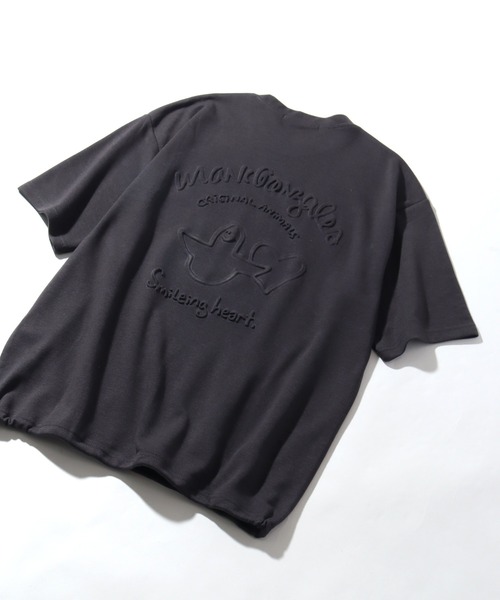 セール】【Mark Gonzales/マーク ゴンザレス】裾ドロストエンボス加工