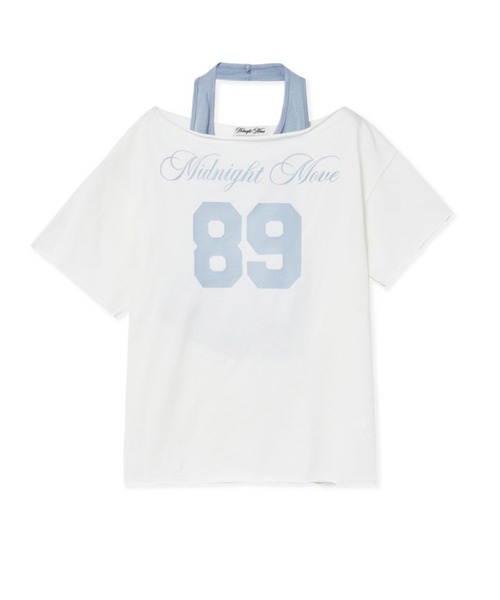 Midnight Move（ミッドナイトムーブ）の「Midnight Move／SET89 T（Tシャツ/カットソー・レディース・チャコール/ホワイト・FREE）」の19枚目の写真