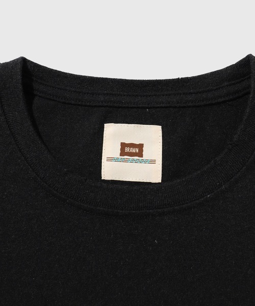 ADAM ET ROPE'(アダムエロペ)の「【BRAWN/ブラウン】ATTACKSI T-SH(Tシャツ/カットソー・メンズ・ブラック/ホワイト・M/L)」の6枚目の写真