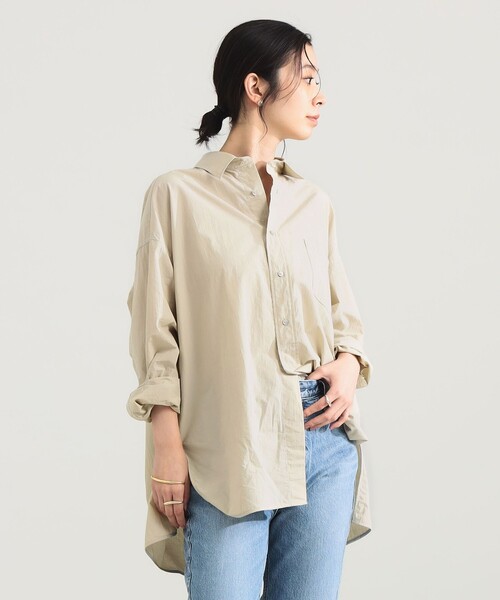 TICCA（ティッカ）の「TICCA / コットン スクエア ビッグシャツ
